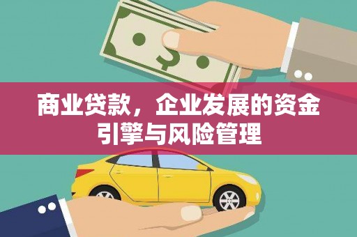 巨野商业贷款，企业发展的资金引擎与风险管理