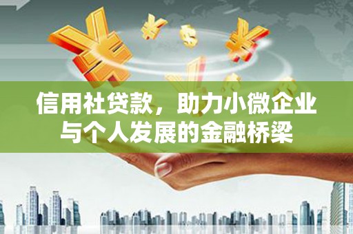 巨野信用社贷款，助力小微企业与个人发展的金融桥梁