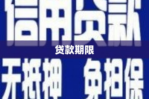 巨野贷款期限