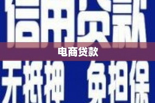 巨野电商贷款