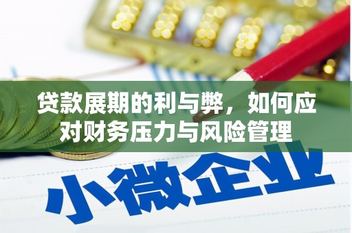 巨野贷款展期的利与弊，如何应对财务压力与风险管理