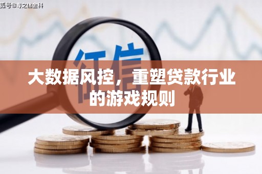 巨野大数据风控，重塑贷款行业的游戏规则
