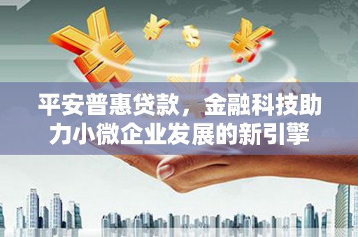 巨野平安普惠贷款，金融科技助力小微企业发展的新引擎