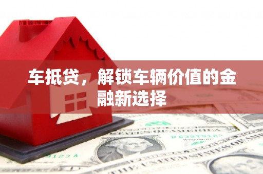 巨野车抵贷，解锁车辆价值的金融新选择