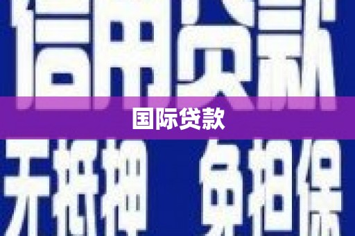 巨野国际贷款