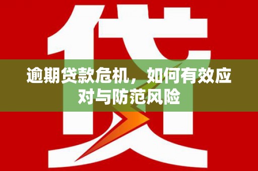 巨野逾期贷款危机，如何有效应对与防范风险
