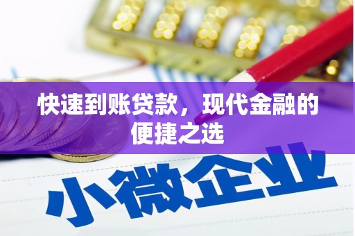 巨野快速到账贷款，现代金融的便捷之选