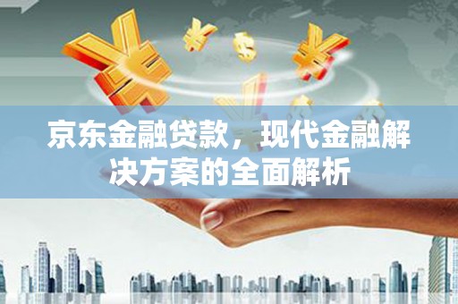 巨野京东金融贷款，现代金融解决方案的全面解析