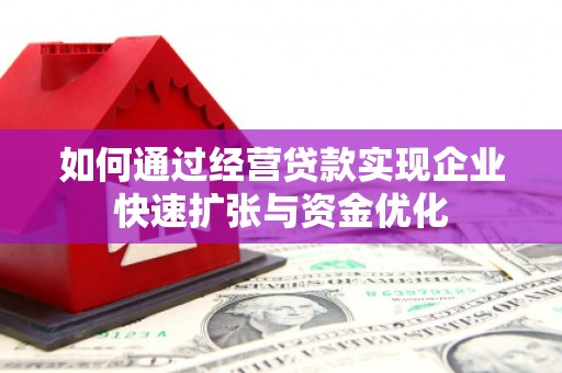 巨野如何通过经营贷款实现企业快速扩张与资金优化