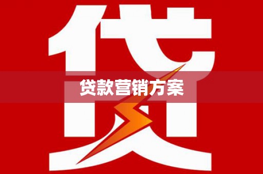 巨野贷款营销方案