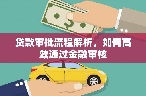 巨野贷款审批流程解析，如何高效通过金融审核