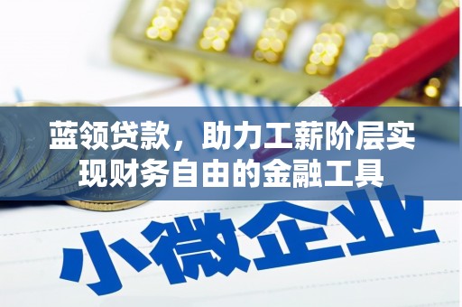 巨野蓝领贷款，助力工薪阶层实现财务自由的金融工具