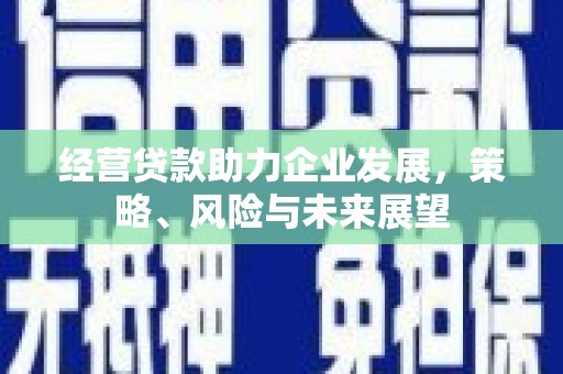 巨野经营贷款助力企业发展，策略、风险与未来展望