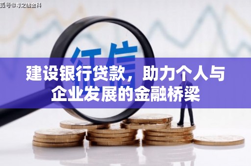 巨野建设银行贷款，助力个人与企业发展的金融桥梁