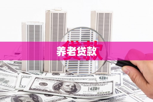 巨野养老贷款